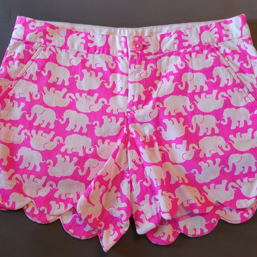 EUC Lilly Pulitzer Tusk in Sun Buttercup Shorts Size 4